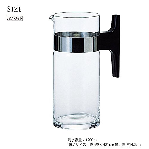 東洋佐々木ガラス ルンバ クリア 1200ml ピッチャー 日本製 HB-16603