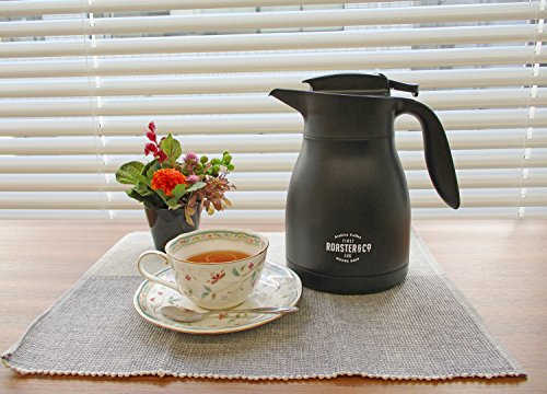 ベストコ ステンレスポット バキュームジャグ 1L coffee ブラック ND-8671