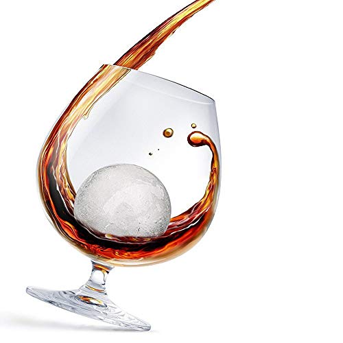 4個*2大アイストレー 丸氷 製氷器 製氷皿 シリコーン FDA認証 丸い氷 丸氷 アイスボール ウイスキー いつものお酒がオシャレに直径4.5cm球形とダイヤモンド形