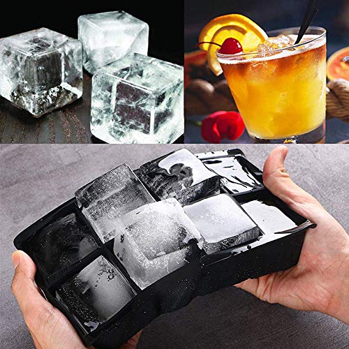 QBeau 製氷皿 製氷機 製氷器 四角氷 【２個セット】（直径4.8cm）