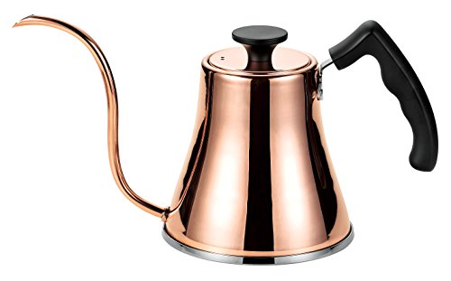 アサヒ やかん・ケトル 銅色 0.8L IH対応 銅製コーヒーサーバーケトル CNE314