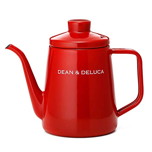 DEAN & DELUCA（ディーン&デルーカ）ホーロー ケトル ホリデー限定レッド 1L ラッピング済み