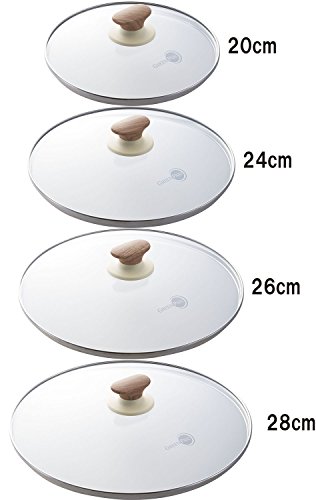 グリーンパン ガラス蓋 ウッドビー 24cm