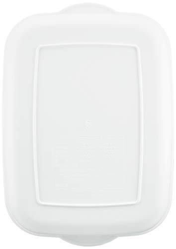 電子レンジ容器 パルスレンジ 角型 ホワイト PL-1004