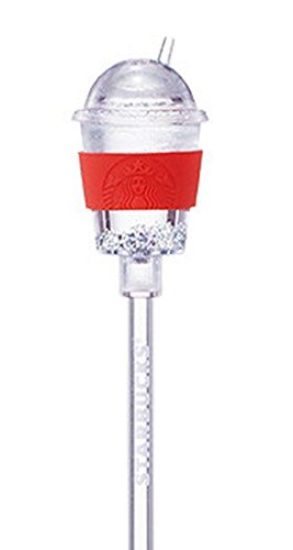 海外限定 スタバ レッドスノーカップ マドラー Starbucks Red snow cup Muddler [並行輸入品] (レッドスノー)