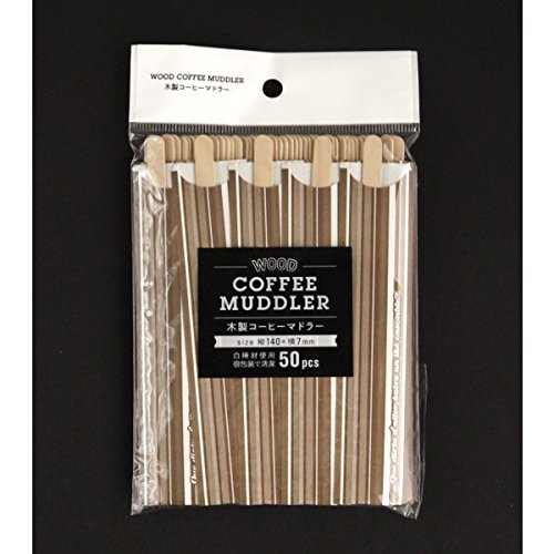 マドラー　コーヒー用　木製　袋入５０本
