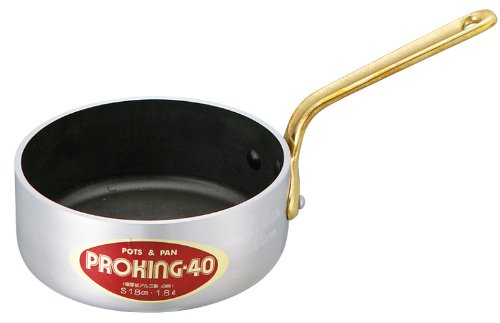 中尾アルミ製作所 プロキング 浅型片手鍋(シルクウェアー加工) 21cm PK-6