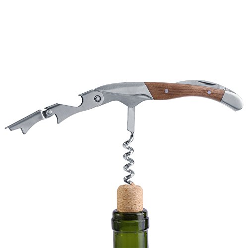 Asixx コルク抜き ソムリエナイフ ステンレス製 ワインオープナー 軽量 携帯便利 使いやすい 手動式