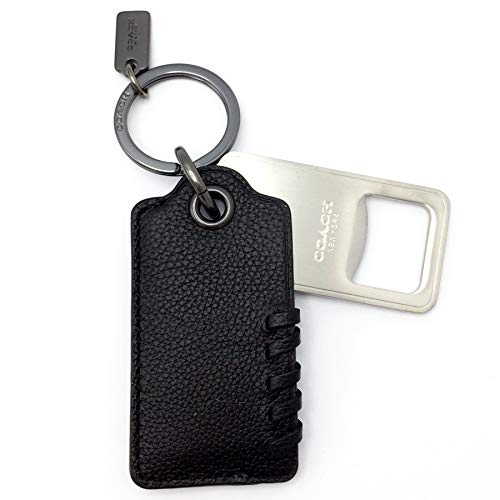 [コーチ] キーホルダー 栓抜き ボトルオープナー キー フォブ COACH BOTTLE OPENER KEY FOB F22544 BLK [並行輸入品]