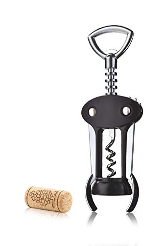 Vacu Vin 68415606 Winged Corkscrew, Stainless Steel by Vacu Vin