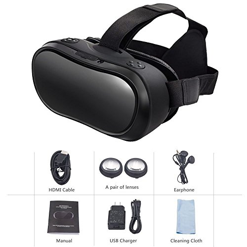 VR ゴーグル 3D VR メガネ android VRヘッドセット スマホ メガネ 5.5インチ 1440P 映画
