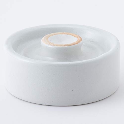 長谷製陶 漬物器 白 10.5cm 長谷園 浅漬用 重石 NBT-55