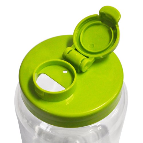 保存瓶 液体 密封びん 丸型 グリーン 1.0L