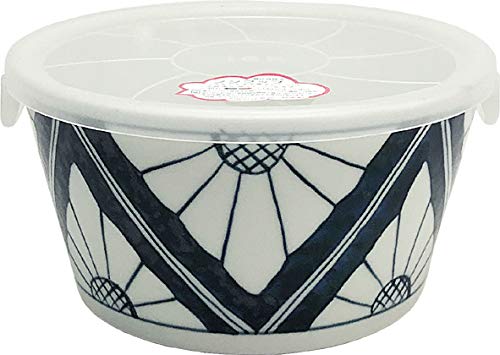 西海陶器 大鉢 径13×7cm 菊紋 ノンラップ鉢 大 19345