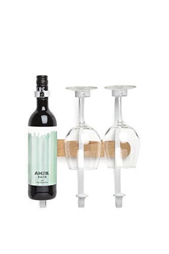 umbra (アンブラ) ワインホルダー 30x27×9cm ショービノ ワイン ディスプレイ ホワイト 21010211668