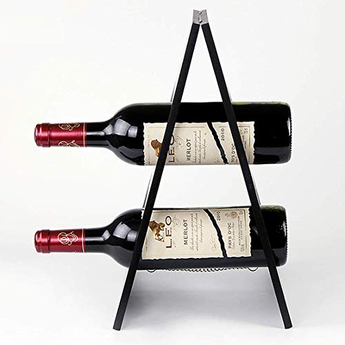 【morningplace】 折りたたみ ワインラック 木製 ホルダー ワイン シャンパン ボトル スタンド 6本 収納 ケース インテリア に (1個)