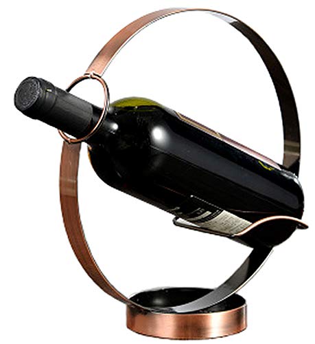 Anberotta アンティーク ワインホルダー ワインラック シャンパン ボトル スタンド インテリア ディスプレイ 選べるカラー W44 (ブロンズ)