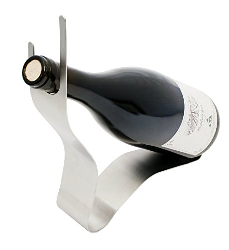 GAKURYO ワインホルダー シルバー 50X200X275mm ウェーブ