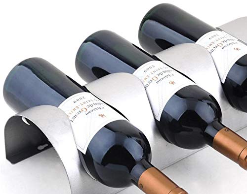 ワイン シャンパン ボトル ホルダー ワインラック ディスプレイ 収納 スタンド インテリア (4本用)