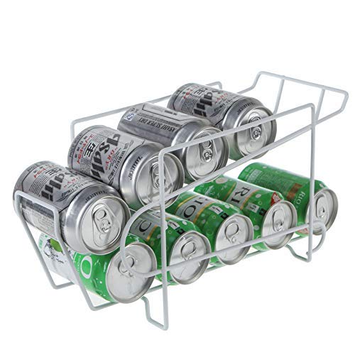 SYNC 10缶収納 コロコロ缶ラック 350ml 缶 ストッカー ディスペンサー ホルダー 収納用品 冷蔵庫収納グッズ