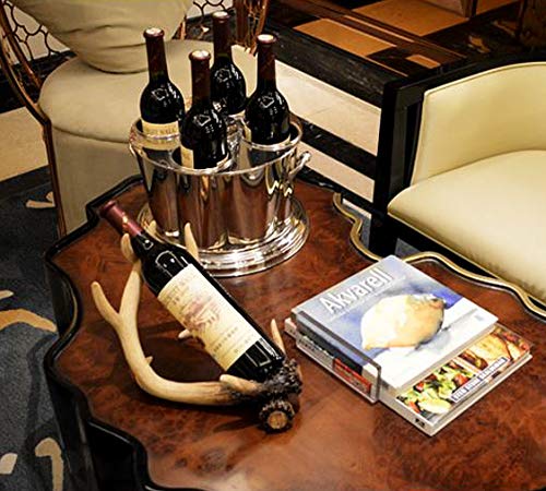 Anberotta ワインホルダー ワインラック アンティーク ワイン シャンパン ボトル ホルダー スタンド インテリア W52 (クリーム)