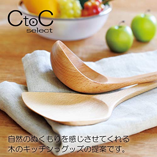 CtoC JAPAN Select 20.5x6.2cm しゃもじ 栗の木 CTCYD-20