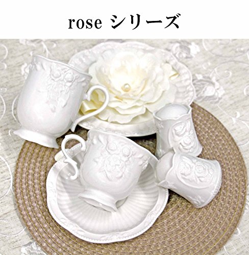 Rose ヨーロピアン調 紅茶 ティータイム シリーズ 陶器 の ソルト&ペッパー セット