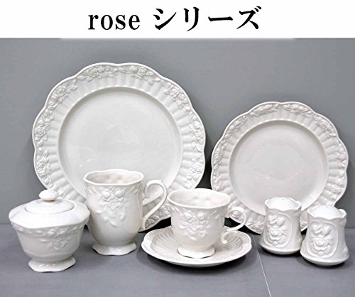 Rose ヨーロピアン調 紅茶 ティータイム シリーズ 陶器 の ソルト&ペッパー セット