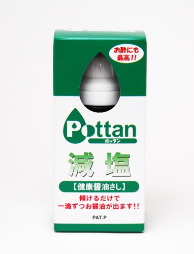 小林樹脂工業 健康醤油さし ポッタン 白 本体ビン:AS樹脂 日本 PSYD302