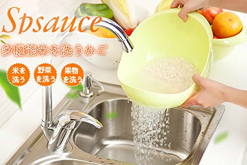 日本の台所 アイデア洗濯かご 雨かご プラスチック製のお盆 米を洗う 野菜を洗う 果物の皿 水果かご 果物鉢