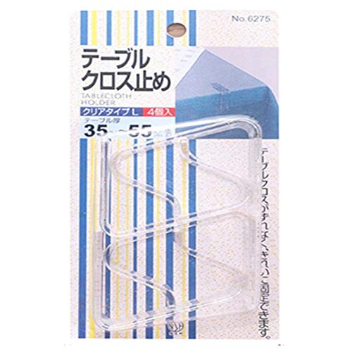 Asako テーブルクロス止め クリアータイプ 北欧 滑り止め TableCloth-holder