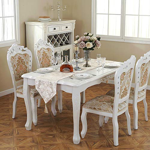 テーブルランナー，現代高級布アートテーブルフラッグ装飾テーブルクロスは家族の装飾に適用されます テーブルクロス (サイズ : 33*180CM) (灰色)