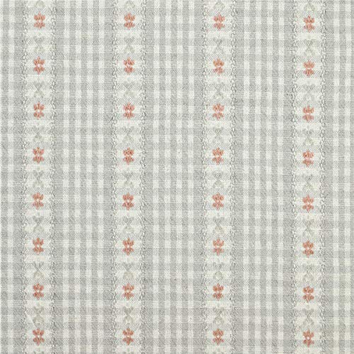 格子縞のジャカード刺繍タッセル長方形グレーコットンテーブルクロス