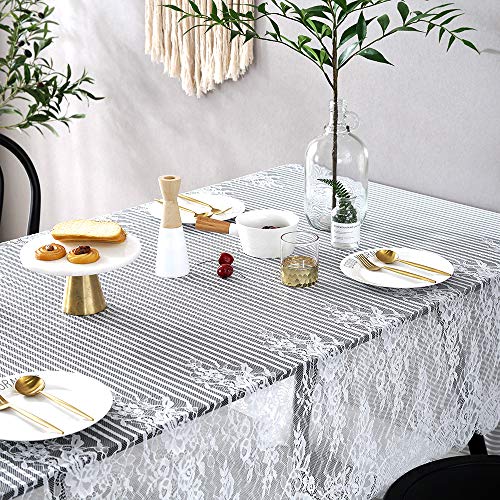 北欧風 刺繍 円形 長方形おしゃれなレースのテーブルクロス 結婚式の装飾 誕生日パーティーのランチョンマット 調理用具 キッチンファブリック