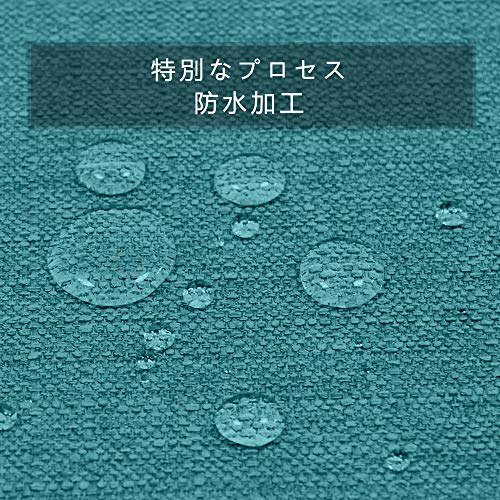 BALCONY & FALCONテーブルクロス 撥水北欧 おしゃれ 無地 高密度 140*240cm（ブルー ）