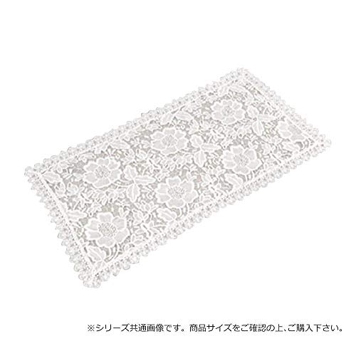 川島織物セルコン テーブルランナー ホワイト 約30×45cm