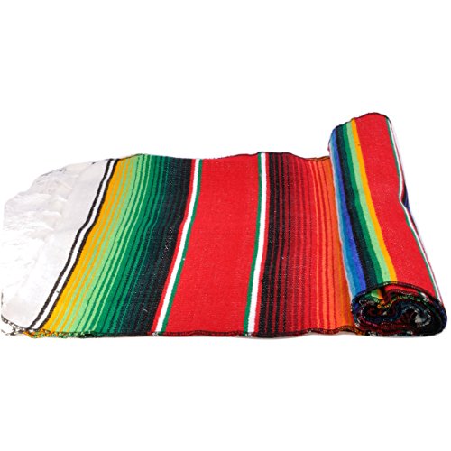 モリーナインディアンブランケット (Molina Indian Blanket) Table Runner[Saltillo/Serape]サラペテーブルランナー[約183×36cm]ORANGE