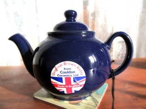 BROWN BETTY ブラウンベティー ティーポット 4カップ コバルトブルー Newモデル 英国製 Cauldon Ceramics