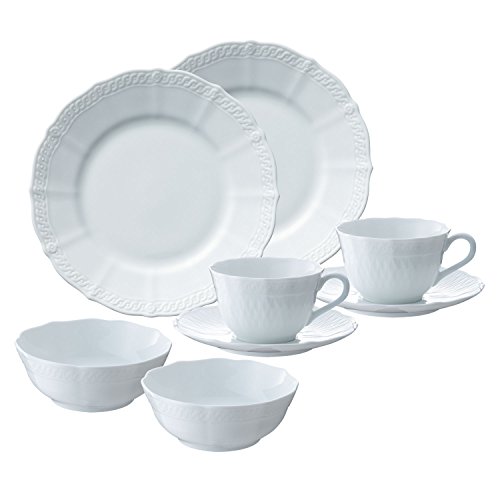 Noritake ファインポーセレン シェール ブラン ティータイムペアセット(13㎝ボウルペア付) TP9534-P94806_1655_8