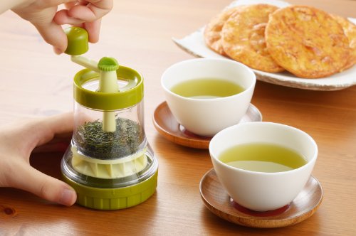 ヨシカワ(Yoshikawa) クラフトタナカ 一茶 お茶ミル 計量スプーン付き グリーン 9×8×13㎝ TM-40