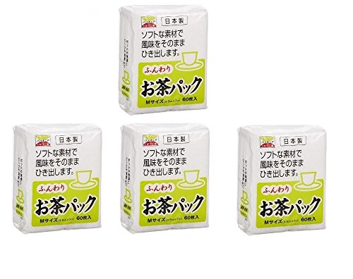 ふんわり お茶パック ダシパック Mサイズ 60枚入 4パック あわせ買い セット