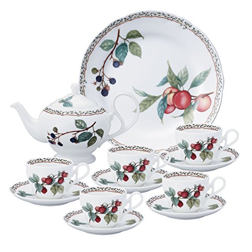 Noritake ボーンチャイナ オーチャードガーデン サロンセット(ティーポット1030cc付) SA1005-T97823_4911_13