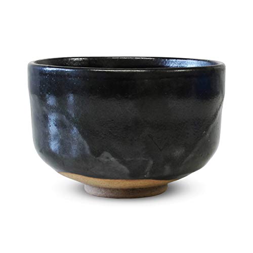 抹茶茶碗 : 有田焼 柚肌天目 楽型抹茶碗 (570cc) Japanese Powdered green tea Porcelain bowl Pottery/Size(cm) Φ12x8/No:771098