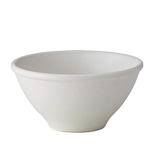 西海陶器 抹茶碗 真白 13.5cm 波佐見焼 ido 碗 18179
