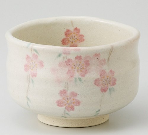 エールネット(Ale-net) 抹茶碗 ピンク φ11.5×8cm 枝垂れ桜 茶碗