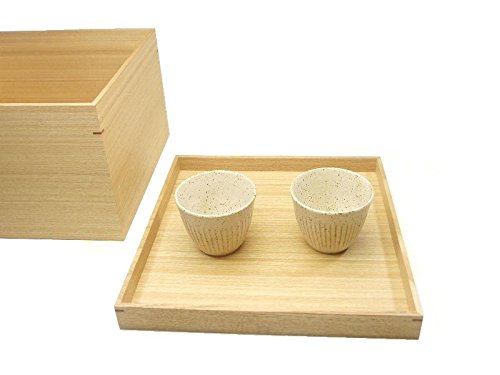 松屋漆器店 白木塗タモ製箱形茶びつ