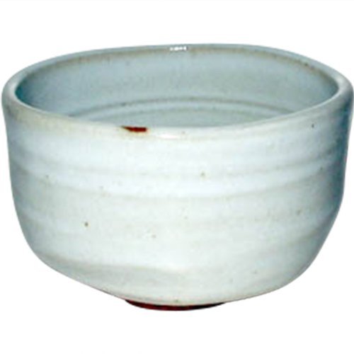 抹茶茶碗 : ワラ白 野点碗/有田焼 Japanese Soup bowl Pottery/Size(cm) Φ10.2x6.2/No:318507