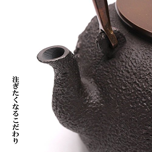 【楓橋夜泊】鉄瓶 茶道具 お茶 鉄器 急須 おしゃれ ih 対応 直火用 1.2リットル