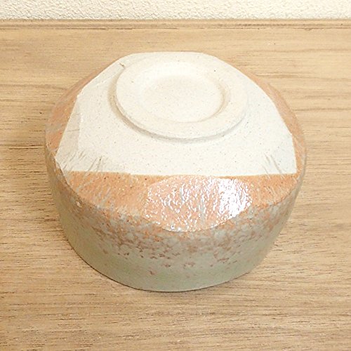 エールネット(Ale-net) 抹茶碗 白 14×14×9cm 灰釉 抹茶碗