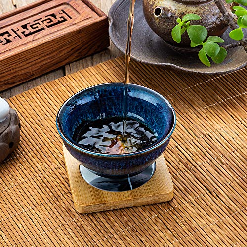 HwaGui 窯変天目茶碗 抹茶碗 手作り窯作 茶道具 茶碗 曜変 建盞 和食器 酒器 料亭 油滴 建窯 天目 湯飲み